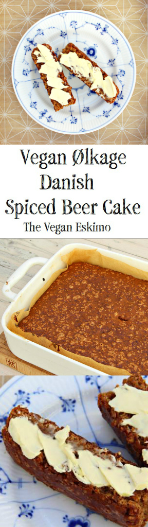 Vegan Danish Ølkage / Spiced Beer Cake - The Vegan Eskimo