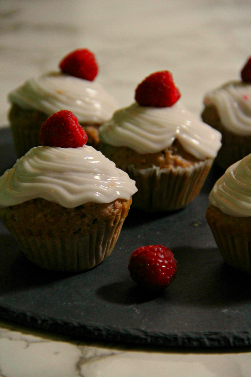 Vegan Raspberry Cupcakes & Cream Cheese Frosting - The Vegan Eskimo