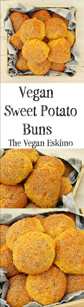 Vegan Sweet Potato Buns - The Vegan Eskimo