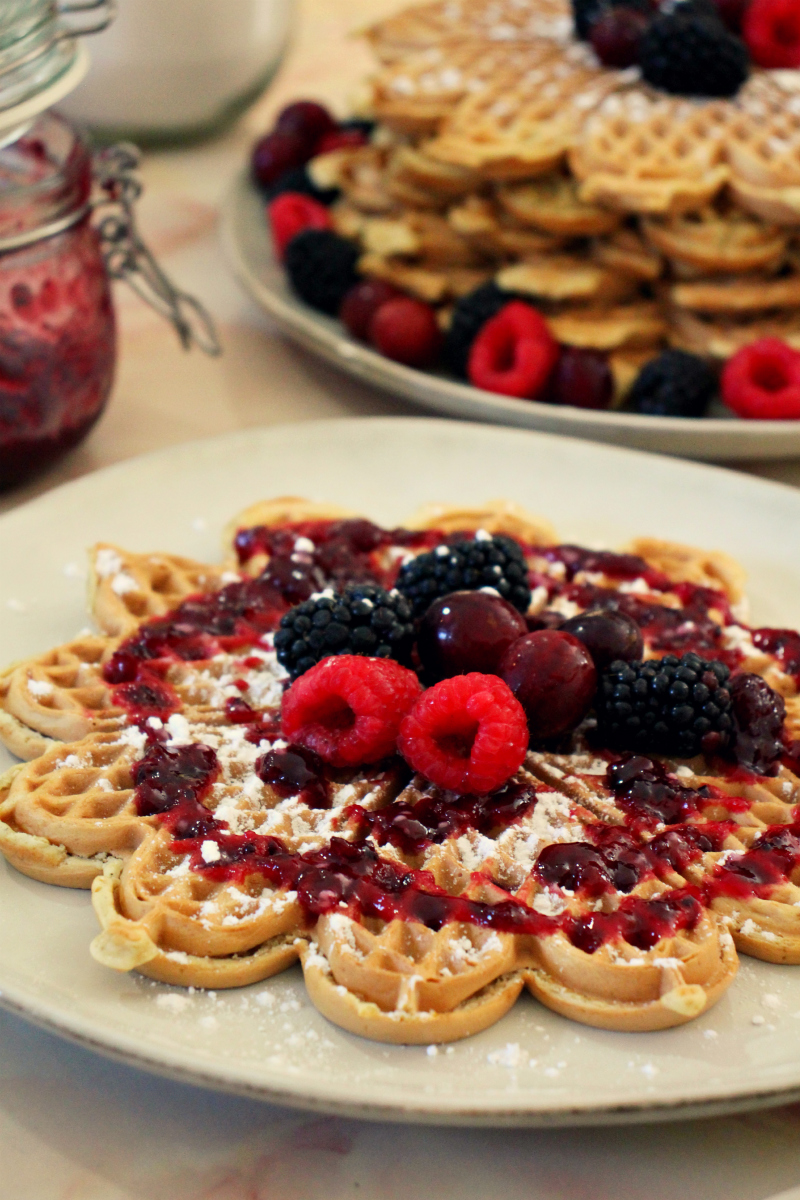 Vegan Scandinavian Waffles