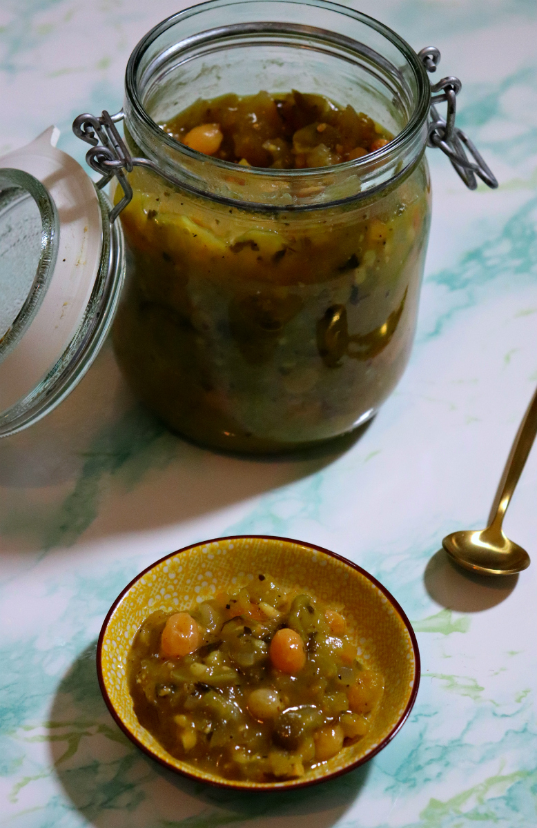 Green Tomato Chutney - The Vegan Eskimo