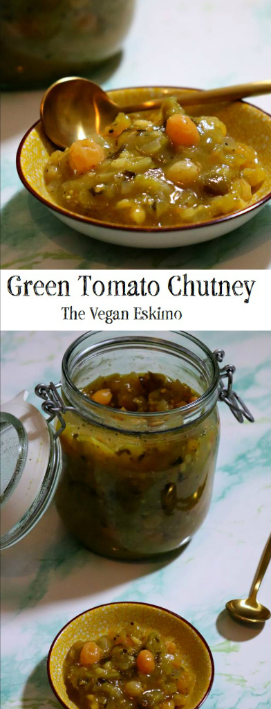 Green Tomato Chutney - The Vegan Eskimo