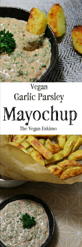 Vegan Garlic Parsley Mayochup - The Vegan Eskimo
