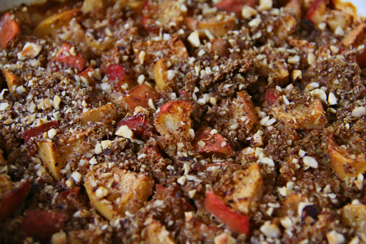 Quinoa Apple Cinnamon Bake - The Vegan Eskimo