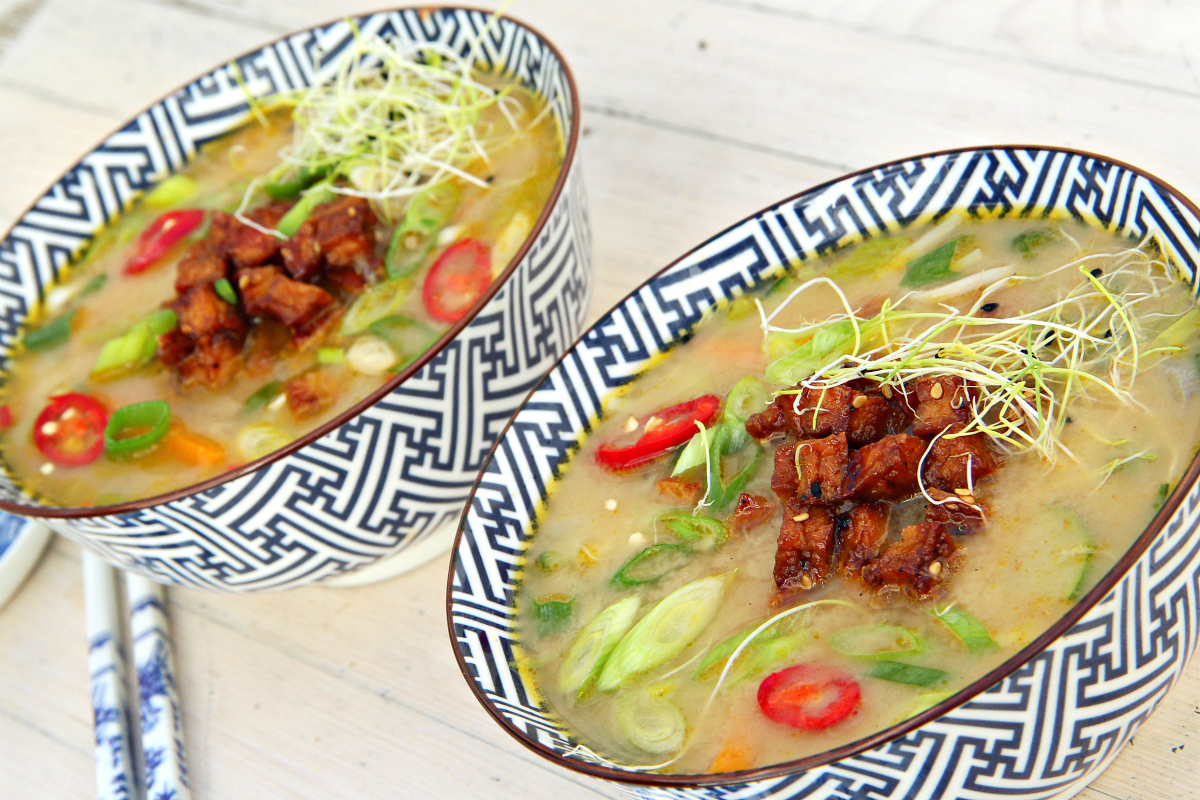 Hearty Vegan Miso Soup - The Vegan Eskimo