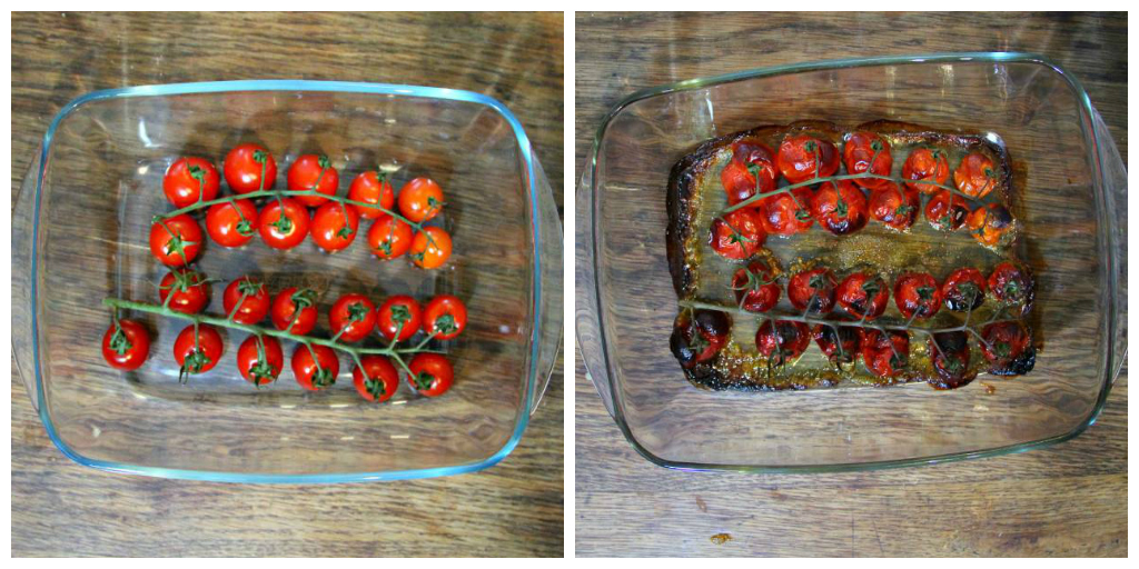 Pasta Aglio e Olio & Roasted Cherry Tomatoes - The Vegan Eskimo