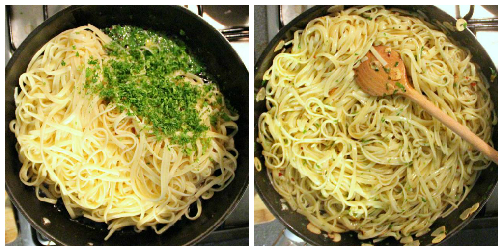 Pasta Aglio e Olio & Roasted Cherry Tomatoes - The Vegan Eskimo