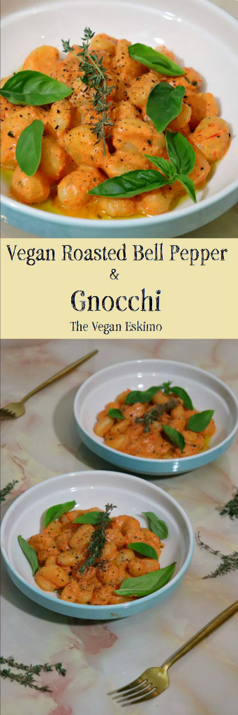 Vegan Roasted Bell Pepper & Gnocchi - The Vegan Eskimo