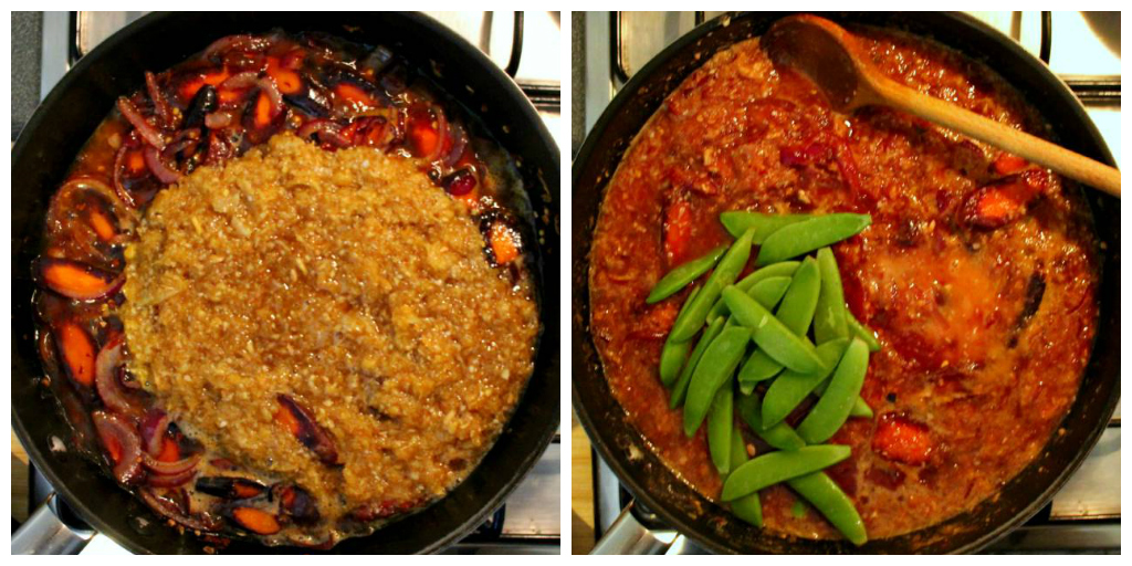 Spicy Orange Tofu, Veg & Sticky Rice - The Vegan Eskimo