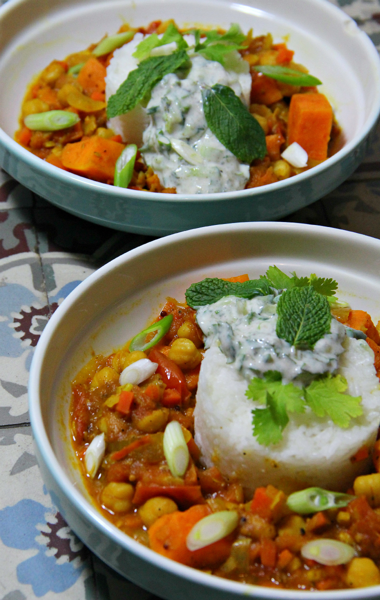 Sweet Potato Chana Masala