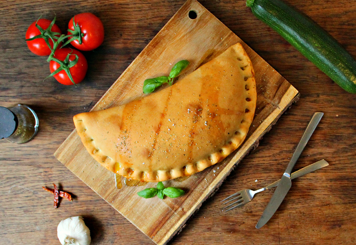 Vegan Calzone Pizza - The Vegan Eskimo