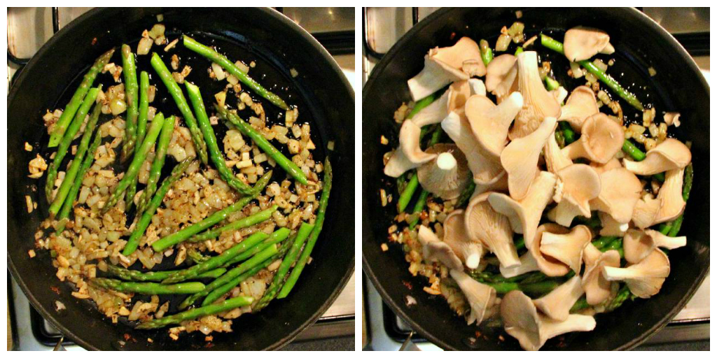 Vegan Asparagus Oyster Mushroom Gnocchi - The Vegan Eskimo