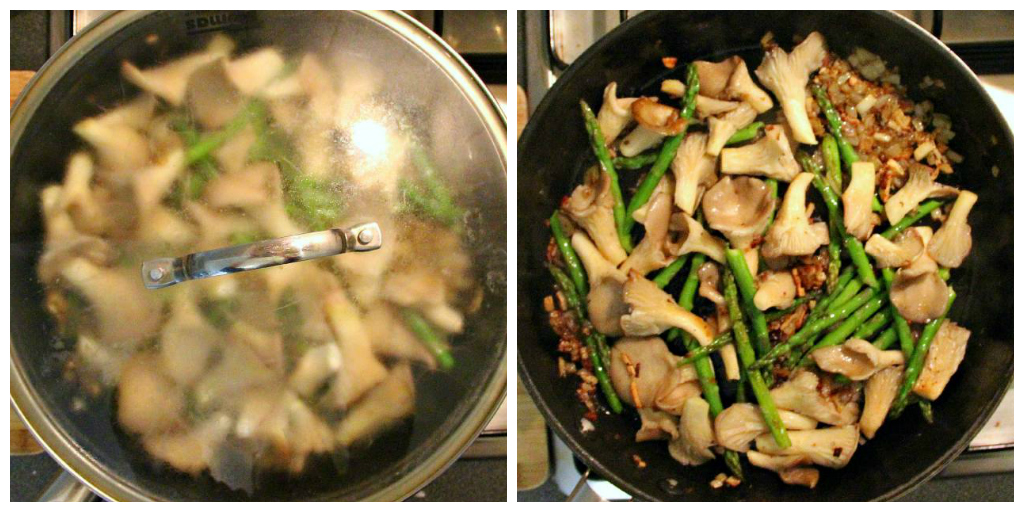 Vegan Asparagus Oyster Mushroom Gnocchi - The Vegan Eskimo