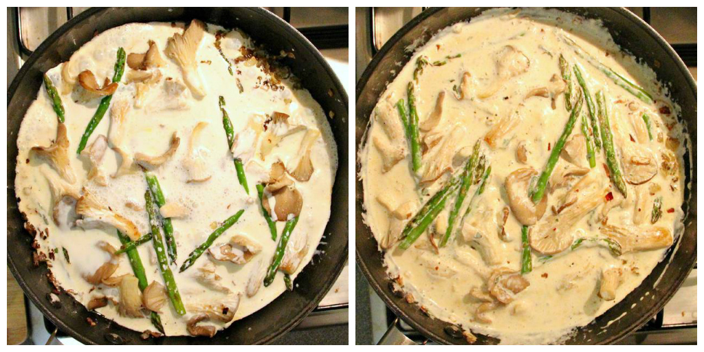 Vegan Asparagus Oyster Mushroom Gnocchi - The Vegan Eskimo