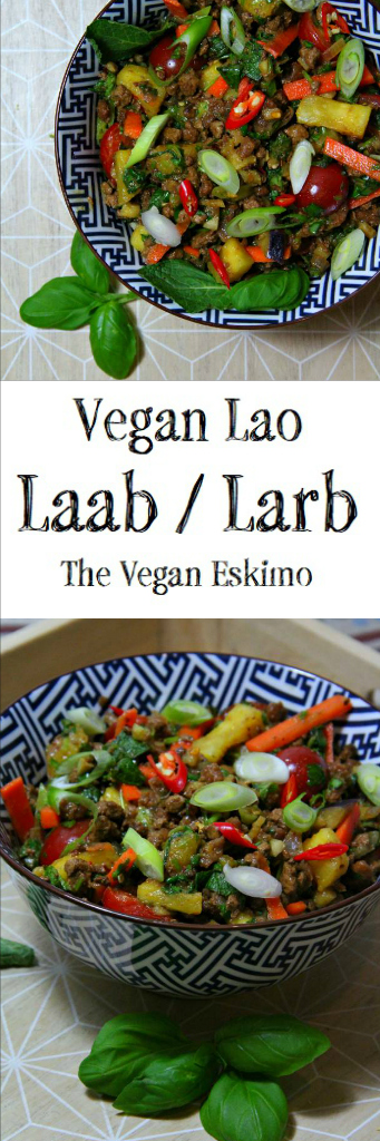 Vegan Lao Laab / Larb - The Vegan Eskimo
