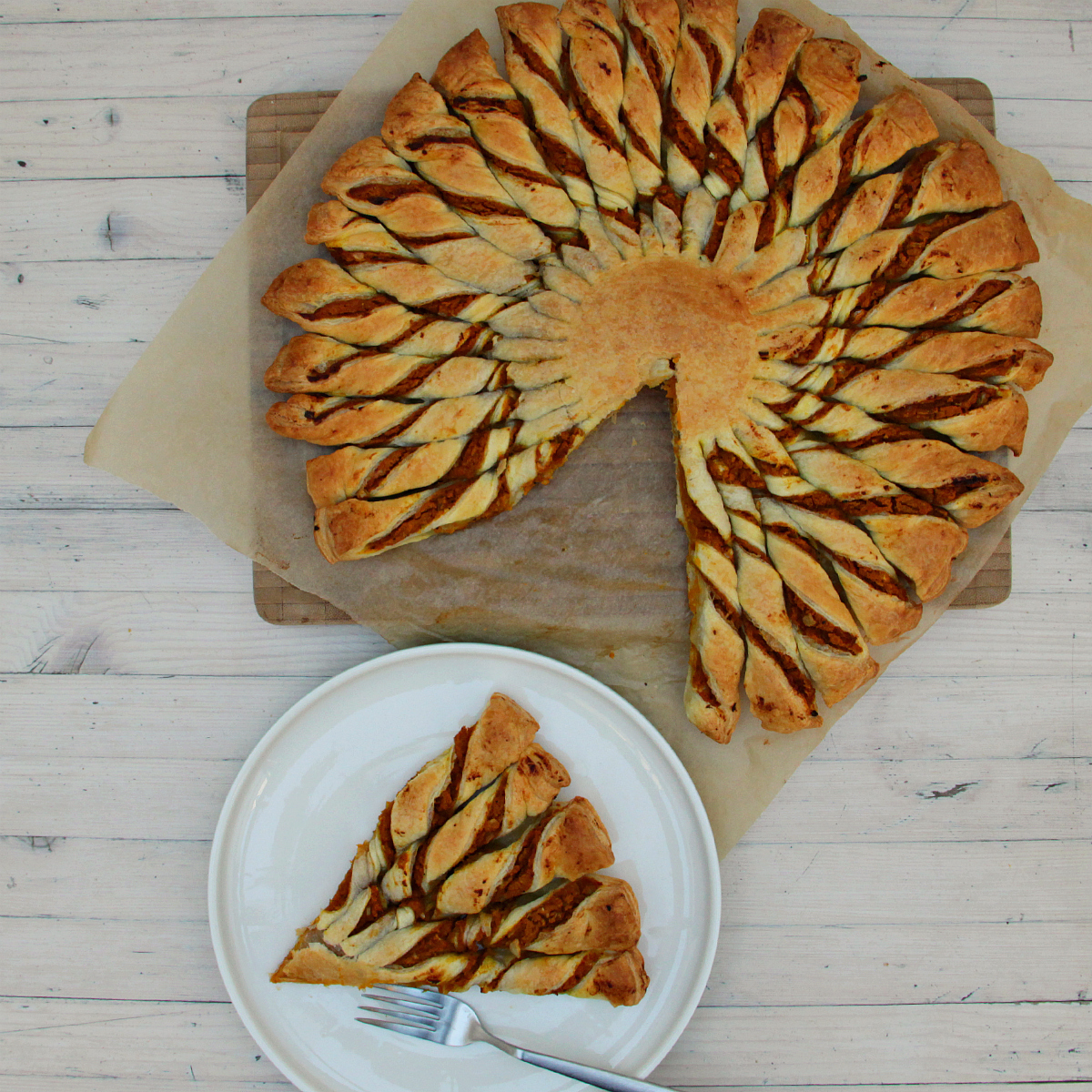 Vegan Pumpkin Tarte Soleil - The Vegan Eskimo