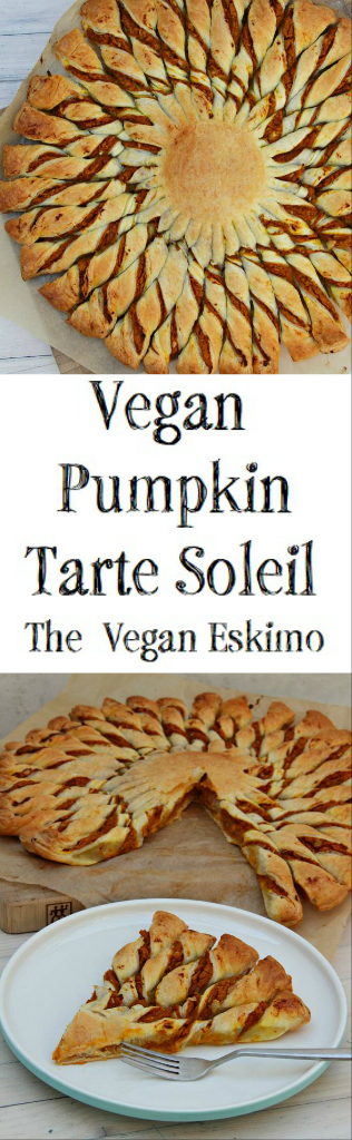 Vegan Pumpkin Tarte Soleil - The Vegan Eskimo