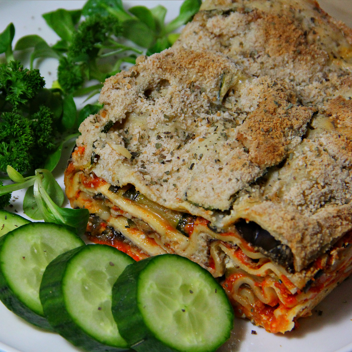 Vegan Ratatouille Lasagna - The Vegan Eskimo