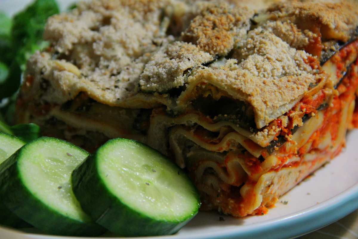 Vegan Ratatouille Lasagna - The Vegan Eskimo