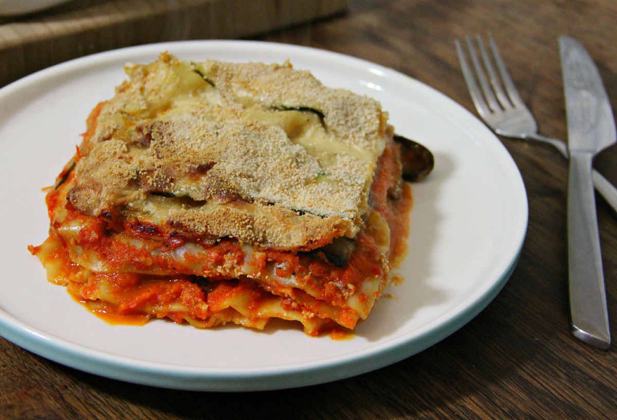 Vegan Ratatouille Lasagna - The Vegan Eskimo