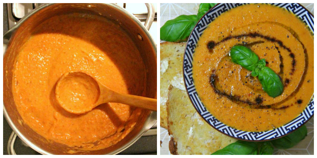 Vegan Roasted & Creamy Tomato Soup - The Vegan Eskimo