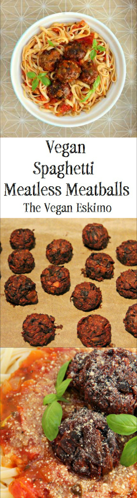 Vegan Spaghetti Meatless Meatballs - The Vegan Eskimo