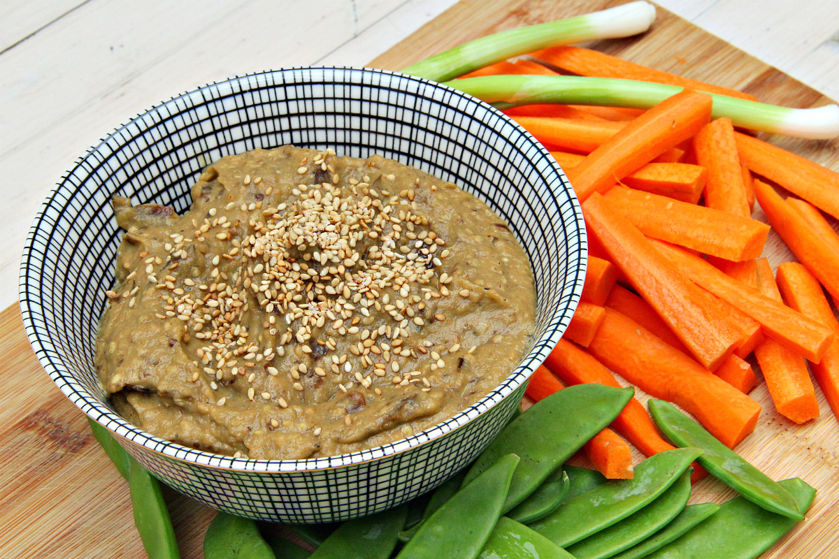 Baba Ganoush & Roasted Garlic - The Vegan Eskimo