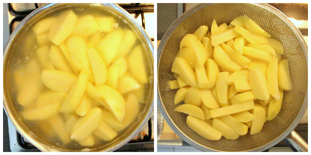 Boiled, Tossed & Crispy Roasted Fries - The Vegan Eskimo