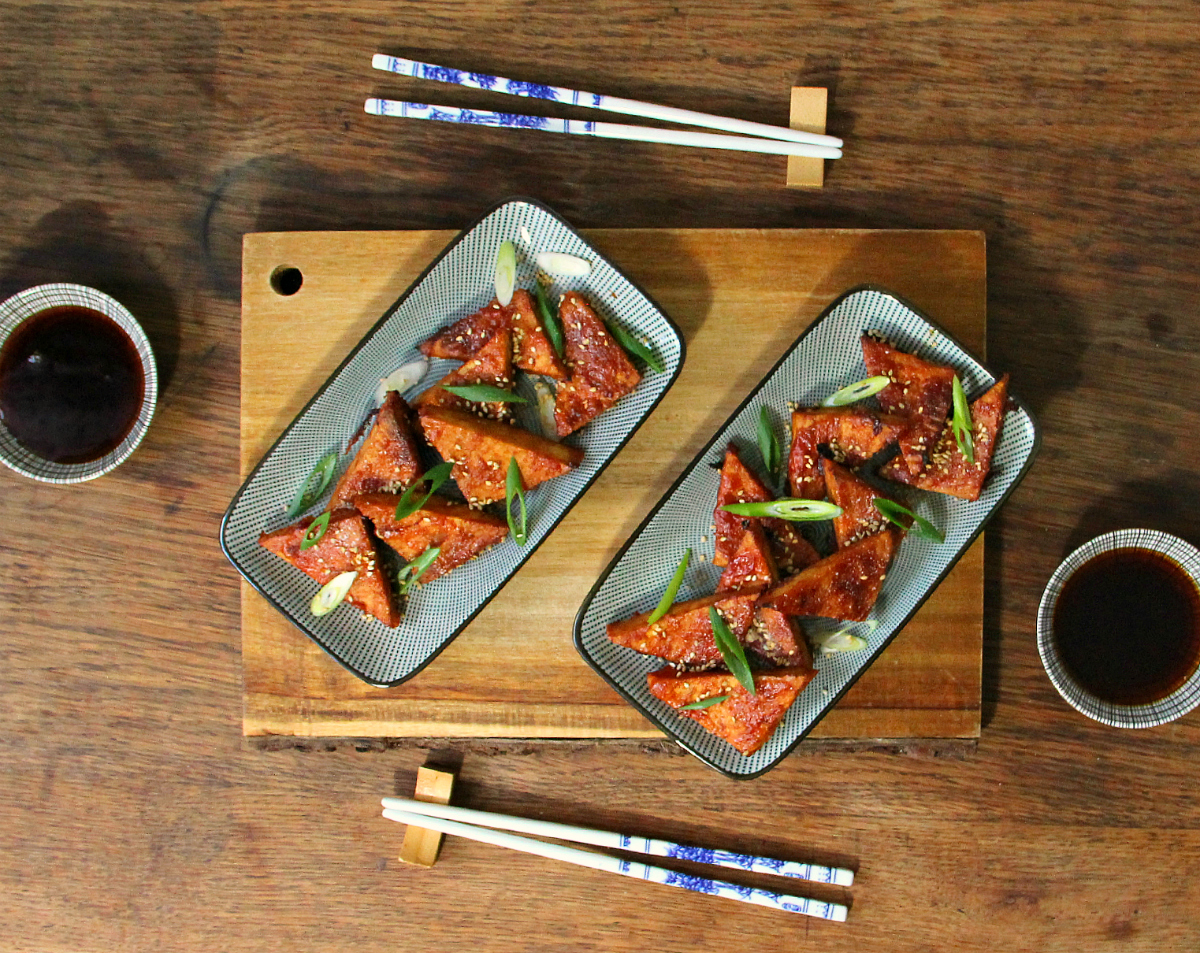 Sweet & Sour Glazed Tofu - The Vegan Eskimo