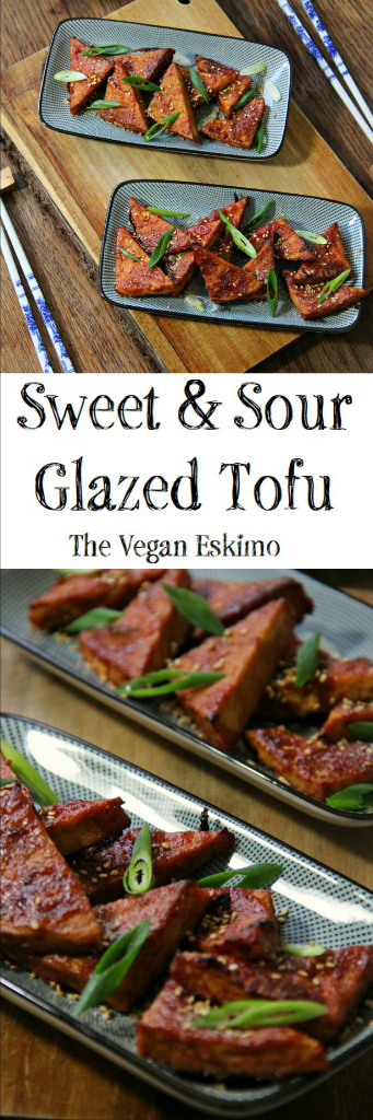 Sweet & Sour Glazed Tofu - The Vegan Eskimo