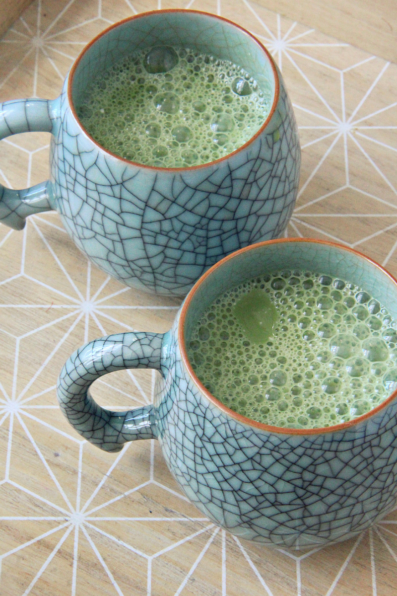 Vegan Vanilla Matcha Latte - The Vegan Eskimo